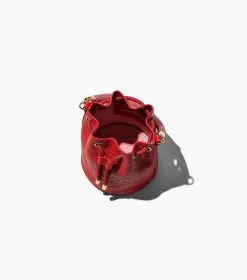 Marc Jacobs The Leather Mini Bucket Bag TRUE RED -Fashion Store MJI 2S3HCR058H03 617 F8F8F8 1 1 ALT6