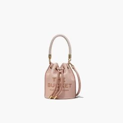 Marc Jacobs The Leather Mini Bucket Bag ROSE -Fashion Store MJI 2S3HCR058H03 624 F8F8F8 1 1 MAIN 2