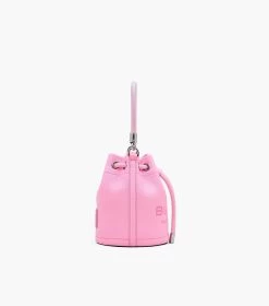 Marc Jacobs The Leather Mini Bucket Bag FLURO CANDY PINK -Fashion Store MJI 2S3HCR058H03 691 F8F8F8 1 1 ALT2