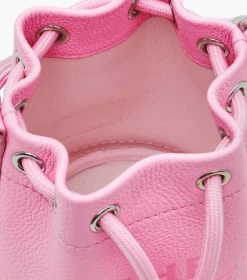 Marc Jacobs The Leather Mini Bucket Bag FLURO CANDY PINK -Fashion Store MJI 2S3HCR058H03 691 F8F8F8 1 1 ALT6