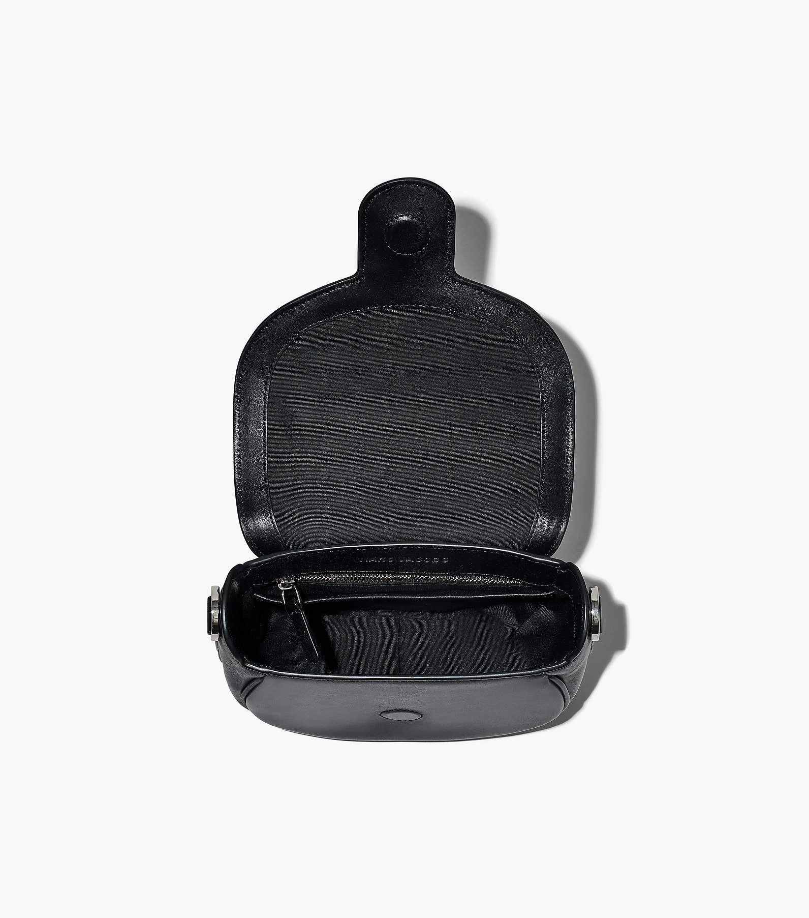 Marc Jacobs The J Marc Small Saddle Bag BLACK 10 Marc Jacobs The J Marc Small Saddle Bag BLACK - Image 8