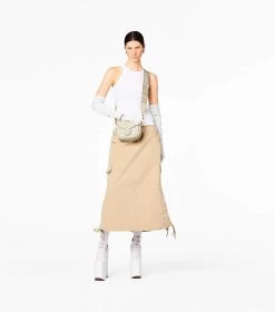 Marc Jacobs The J Marc Small Saddle Bag CLOUD WHITE 13 Marc Jacobs The J Marc Small Saddle Bag CLOUD WHITE -Fashion Store MJI 2S3HMS003H03 123 F8F8F8 1 1 ALT1