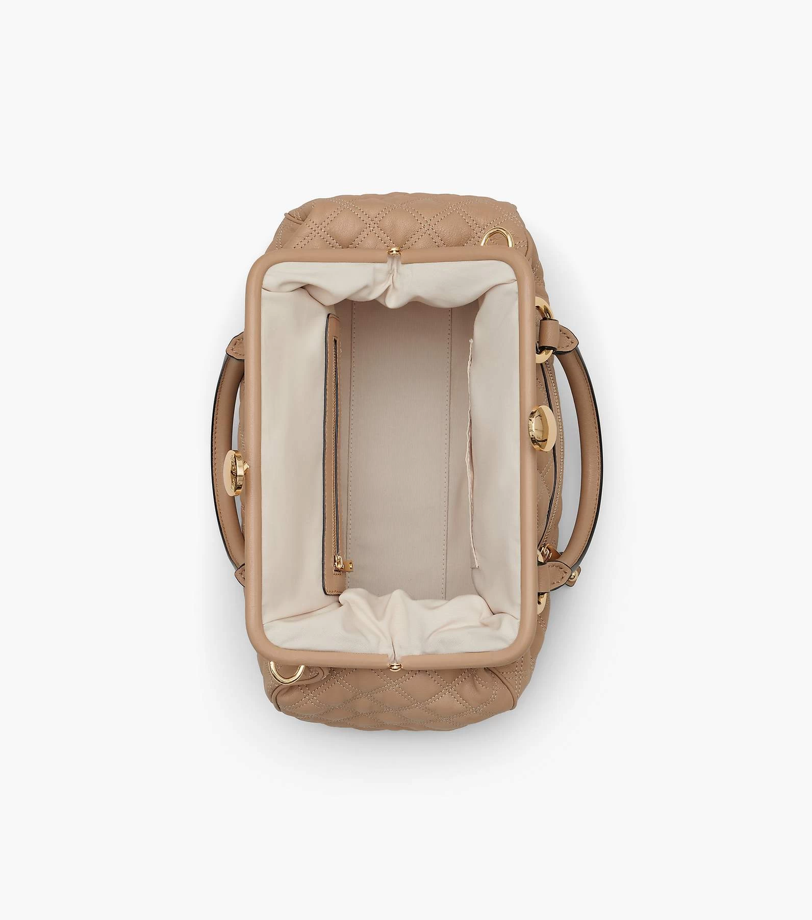 Marc Jacobs Re-Edition Quilted Leather Stam Bag CAMEL 11 Marc Jacobs Re-Edition Quilted Leather Stam Bag CAMEL - Image 9