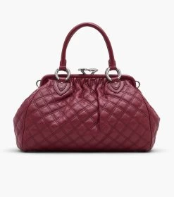 Marc Jacobs Re-Edition Quilted Leather Stam Bag CHERRY -Fashion Store MJI 2S3HSC002H03 602 F8F8F8 1 1 ALT3