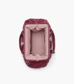 Marc Jacobs Re-Edition Quilted Leather Stam Bag CHERRY -Fashion Store MJI 2S3HSC002H03 602 F8F8F8 1 1 ALT4