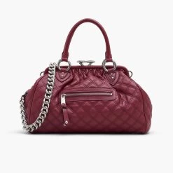 Marc Jacobs Re-Edition Quilted Leather Stam Bag CAMEL