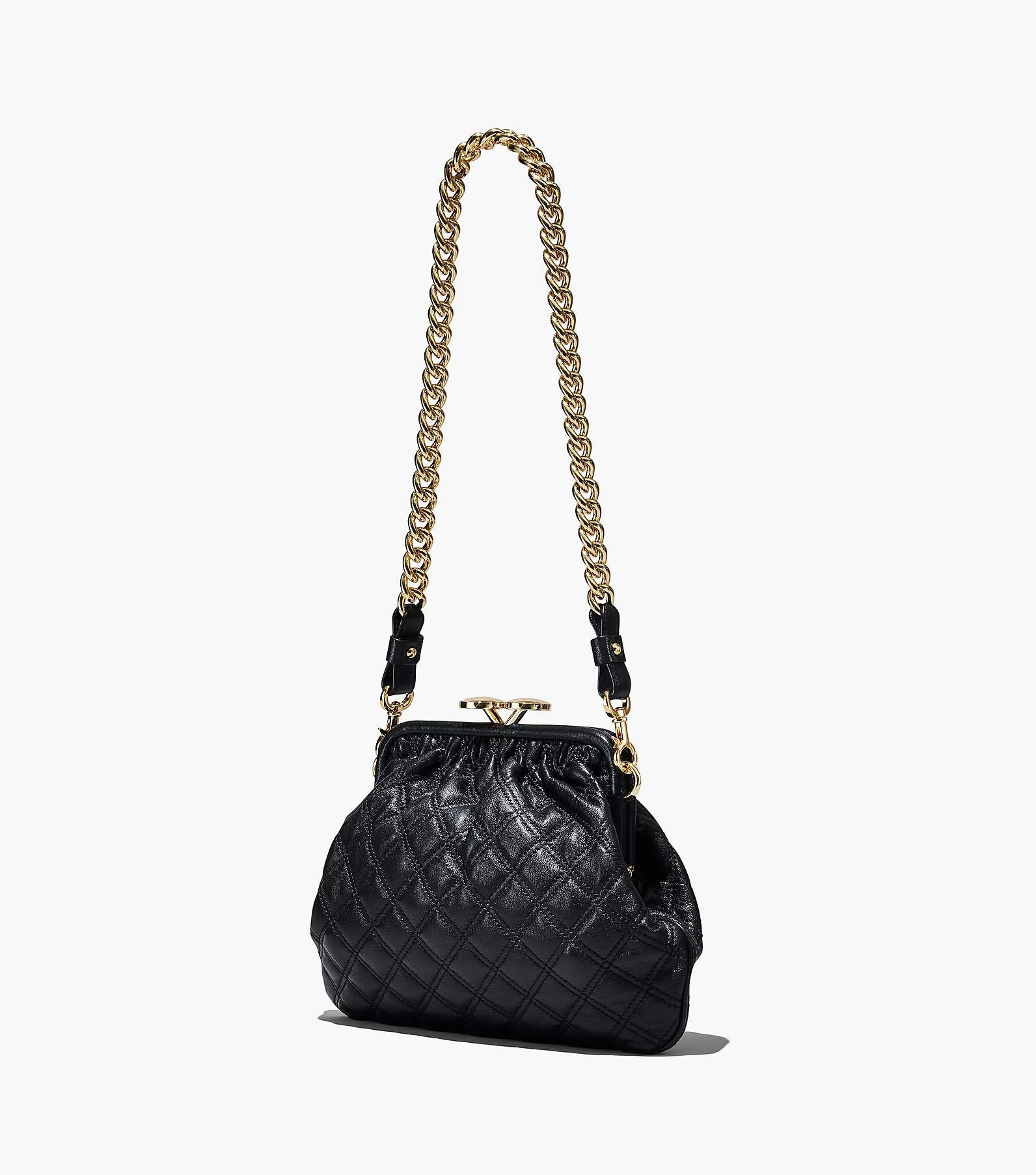 Marc Jacobs Re-Edition Quilted Leather Little Stam Bag BLACK 7 Marc Jacobs Re-Edition Quilted Leather Little Stam Bag BLACK - Image 5