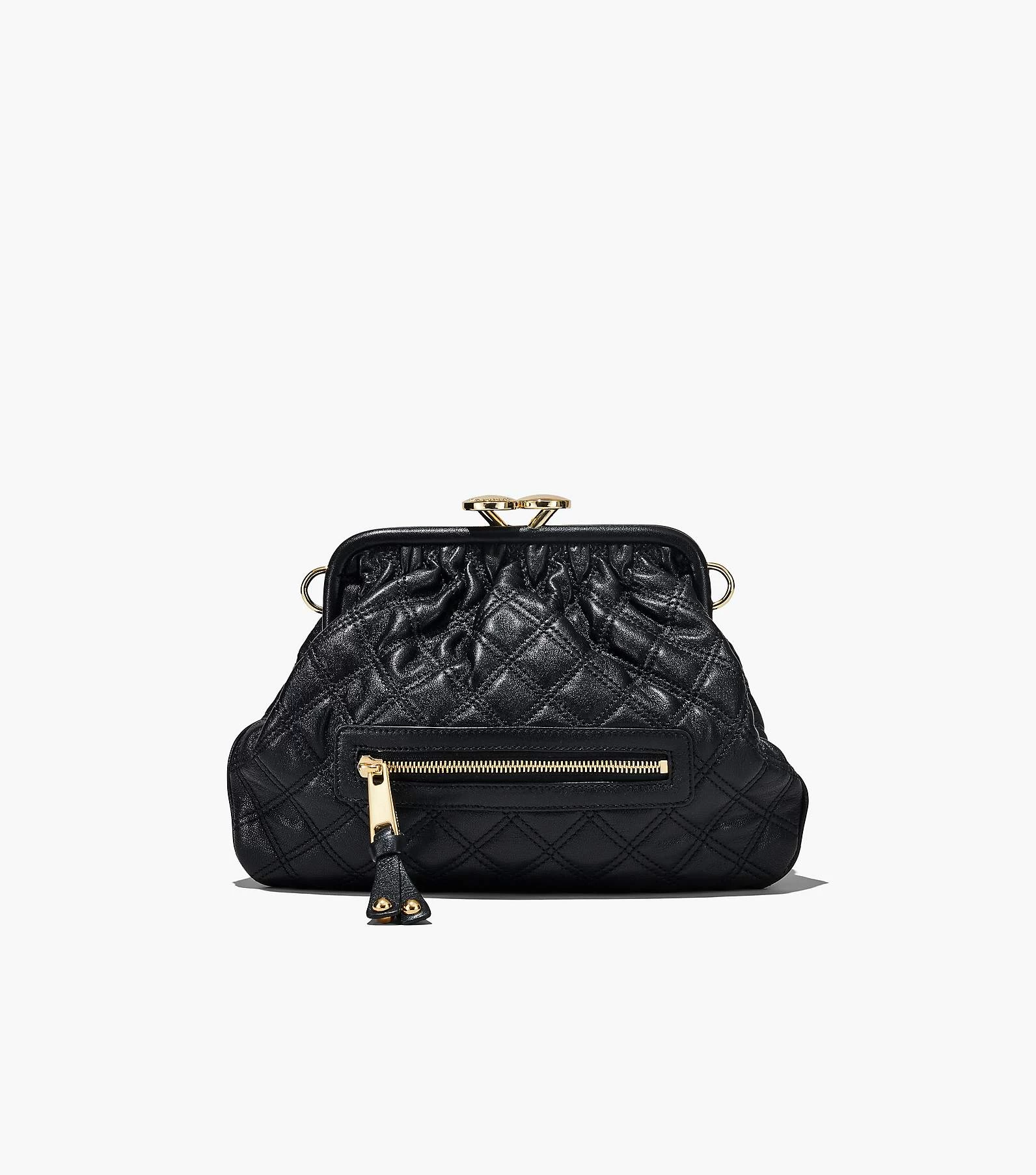 Marc Jacobs Re-Edition Quilted Leather Little Stam Bag BLACK 11 Marc Jacobs Re-Edition Quilted Leather Little Stam Bag BLACK - Image 9