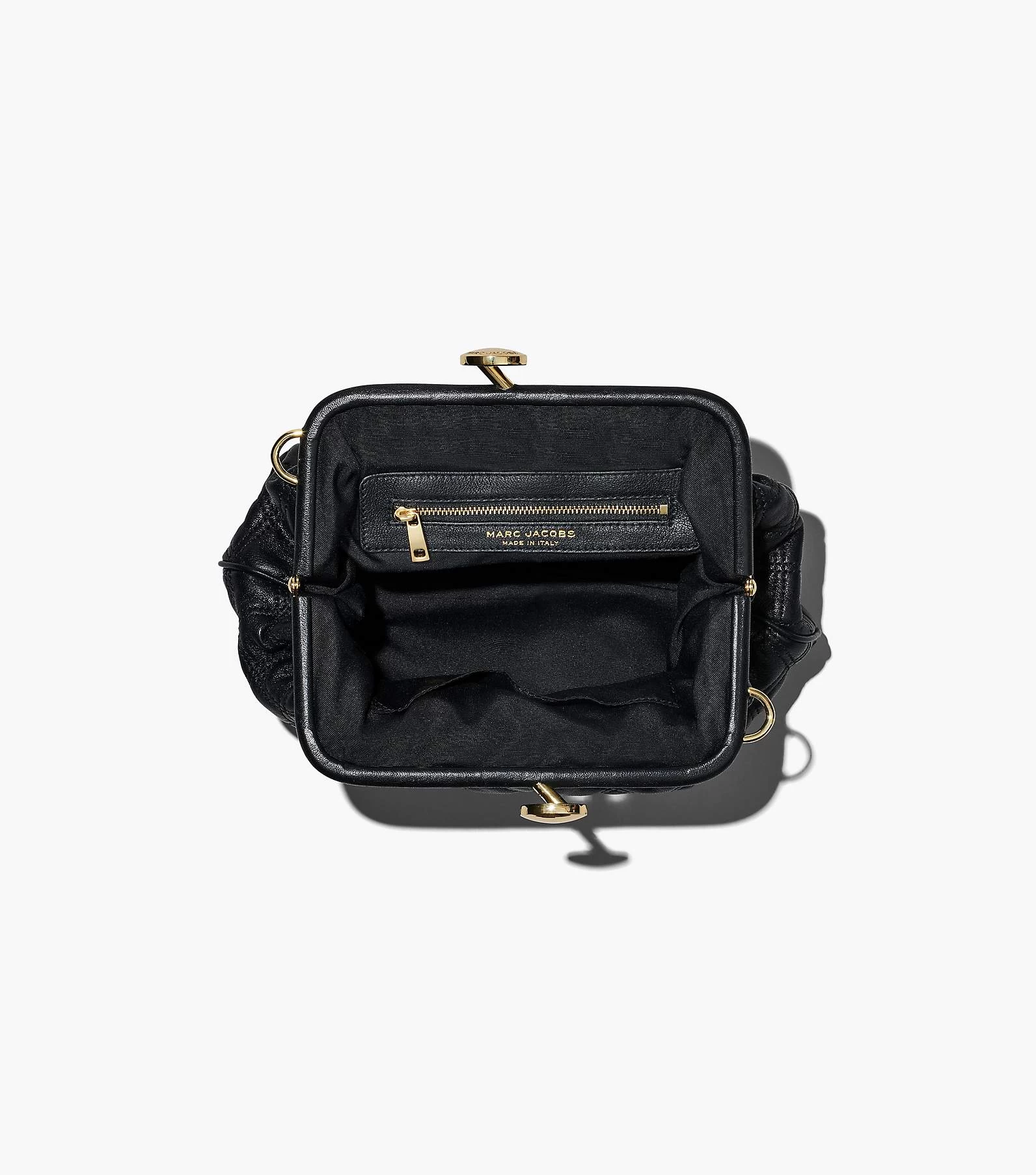 Marc Jacobs Re-Edition Quilted Leather Little Stam Bag BLACK 12 Marc Jacobs Re-Edition Quilted Leather Little Stam Bag BLACK - Image 10