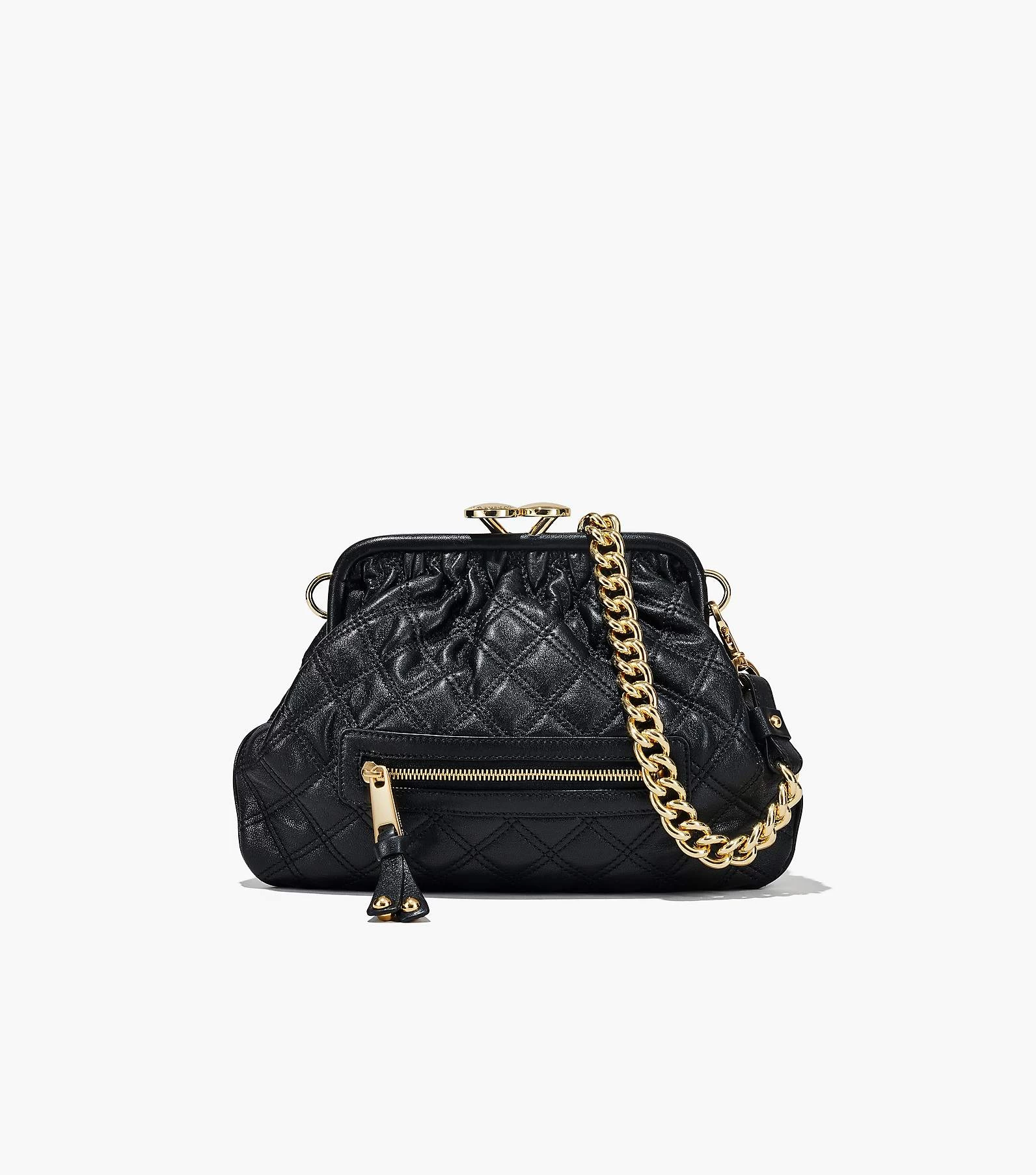Marc Jacobs Re-Edition Quilted Leather Little Stam Bag BLACK 5 Marc Jacobs Re-Edition Quilted Leather Little Stam Bag BLACK - Image 3