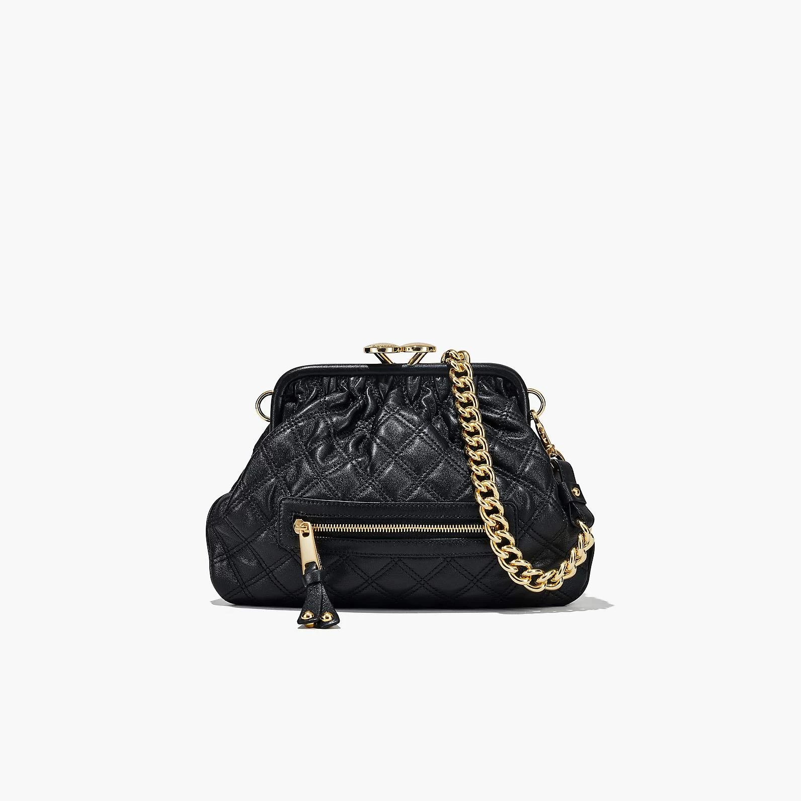 Marc Jacobs Re-Edition Quilted Leather Little Stam Bag BLACK 4 Marc Jacobs Re-Edition Quilted Leather Little Stam Bag BLACK - Image 2