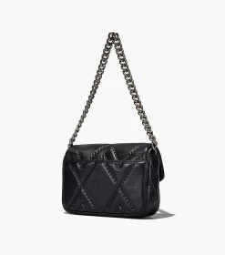 Marc Jacobs The Quilted Leather J Marc Shoulder Bag BLACK 26 Marc Jacobs The Quilted Leather J Marc Shoulder Bag BLACK -Fashion Store MJI 2S3HSH007H03 001 F8F8F8 1 1 ALT2