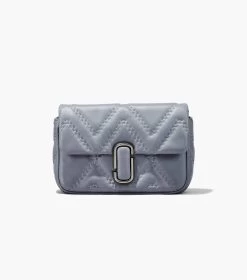 Marc Jacobs The Quilted Leather J Marc Shoulder Bag WOLF GREY -Fashion Store MJI 2S3HSH007H03 050 F8F8F8 1 1 ALT5