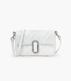 Marc Jacobs The Quilted Leather J Marc Shoulder Bag COTTON -Fashion Store MJI 2S3HSH007H03 137 F8F8F8 1 1 ALT2