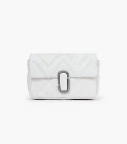 Marc Jacobs The Quilted Leather J Marc Shoulder Bag COTTON -Fashion Store MJI 2S3HSH007H03 137 F8F8F8 1 1 ALT3