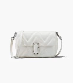 Marc Jacobs The Quilted Leather J Marc Shoulder Bag COTTON -Fashion Store MJI 2S3HSH007H03 137 F8F8F8 1 1 ALT4