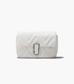 Marc Jacobs The Quilted Leather J Marc Shoulder Bag COTTON -Fashion Store MJI 2S3HSH007H03 137 F8F8F8 1 1 ALT6