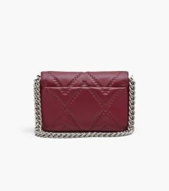Marc Jacobs The Quilted Leather J Marc Shoulder Bag CHERRY -Fashion Store MJI 2S3HSH007H03 602 F8F8F8 1 1 ALT3