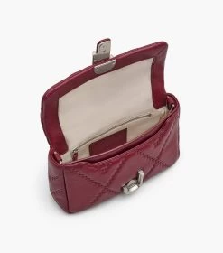 Marc Jacobs The Quilted Leather J Marc Shoulder Bag CHERRY -Fashion Store MJI 2S3HSH007H03 602 F8F8F8 1 1 ALT5