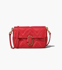 Marc Jacobs The Quilted Leather J Marc Shoulder Bag TRUE RED -Fashion Store MJI 2S3HSH007H03 617 F8F8F8 1 1 ALT4