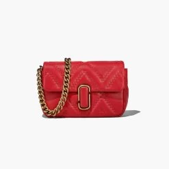 Marc Jacobs The Quilted Leather J Marc Shoulder Bag ROSE 23 Marc Jacobs The Quilted Leather J Marc Shoulder Bag ROSE -Fashion Store MJI 2S3HSH007H03 617 F8F8F8 1 1 MAIN 5