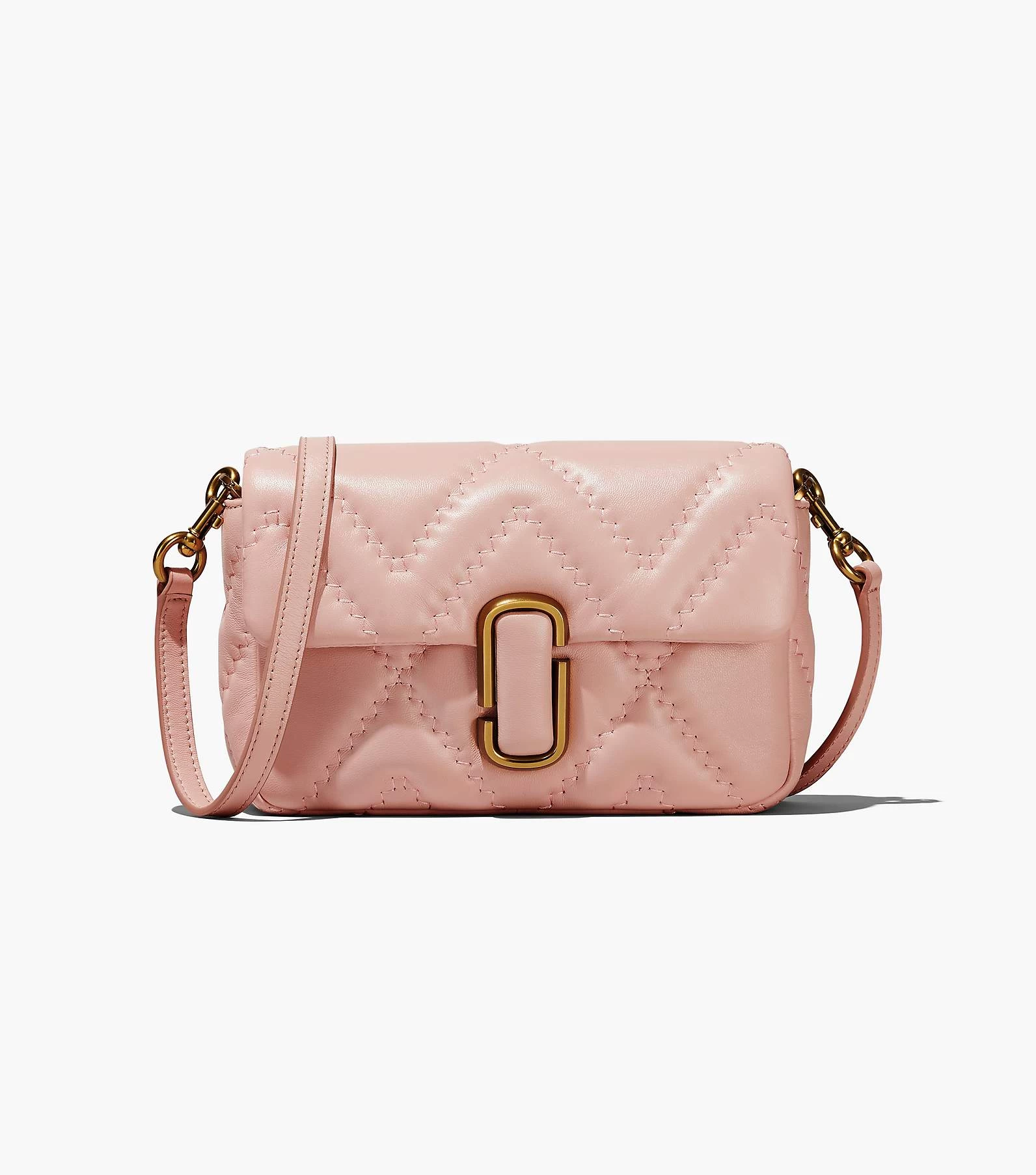 Marc Jacobs The Quilted Leather J Marc Shoulder Bag ROSE 14 Marc Jacobs The Quilted Leather J Marc Shoulder Bag ROSE - Image 12