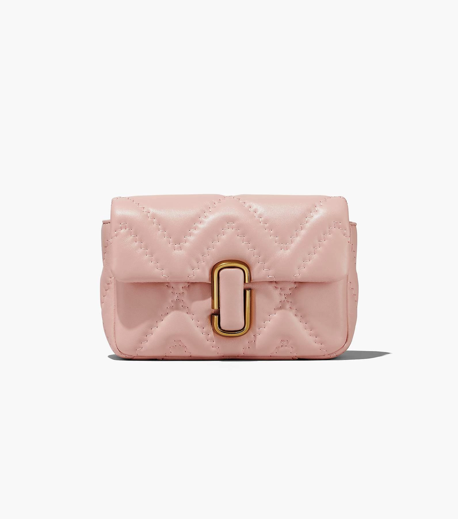 Marc Jacobs The Quilted Leather J Marc Shoulder Bag ROSE 16 Marc Jacobs The Quilted Leather J Marc Shoulder Bag ROSE - Image 14