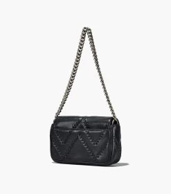 Marc Jacobs The Quilted Leather J Marc Mini Bag BLACK 24 Marc Jacobs The Quilted Leather J Marc Mini Bag BLACK -Fashion Store MJI 2S3HSH016H03 001 F8F8F8 1 1 ALT2