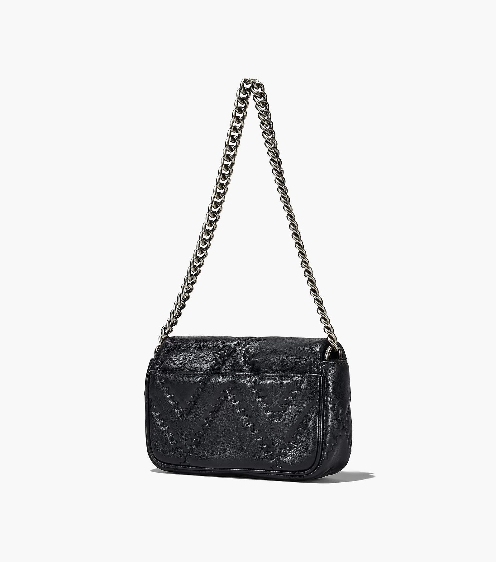 Marc Jacobs The Quilted Leather J Marc Mini Bag BLACK 11 Marc Jacobs The Quilted Leather J Marc Mini Bag BLACK - Image 9
