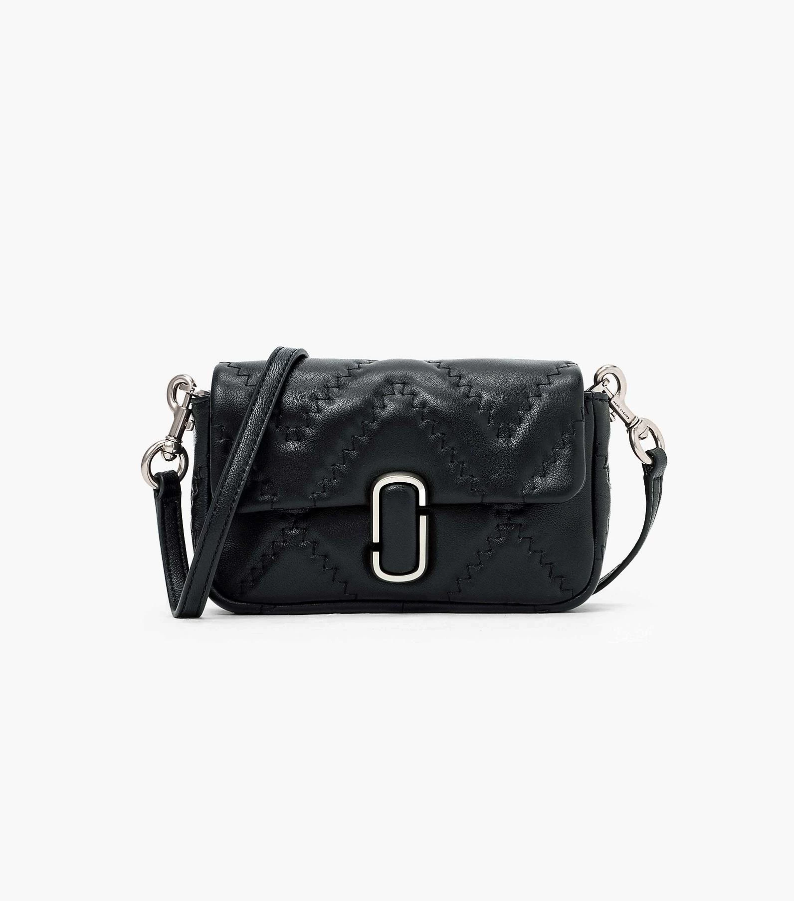 Marc Jacobs The Quilted Leather J Marc Mini Bag BLACK 13 Marc Jacobs The Quilted Leather J Marc Mini Bag BLACK - Image 11