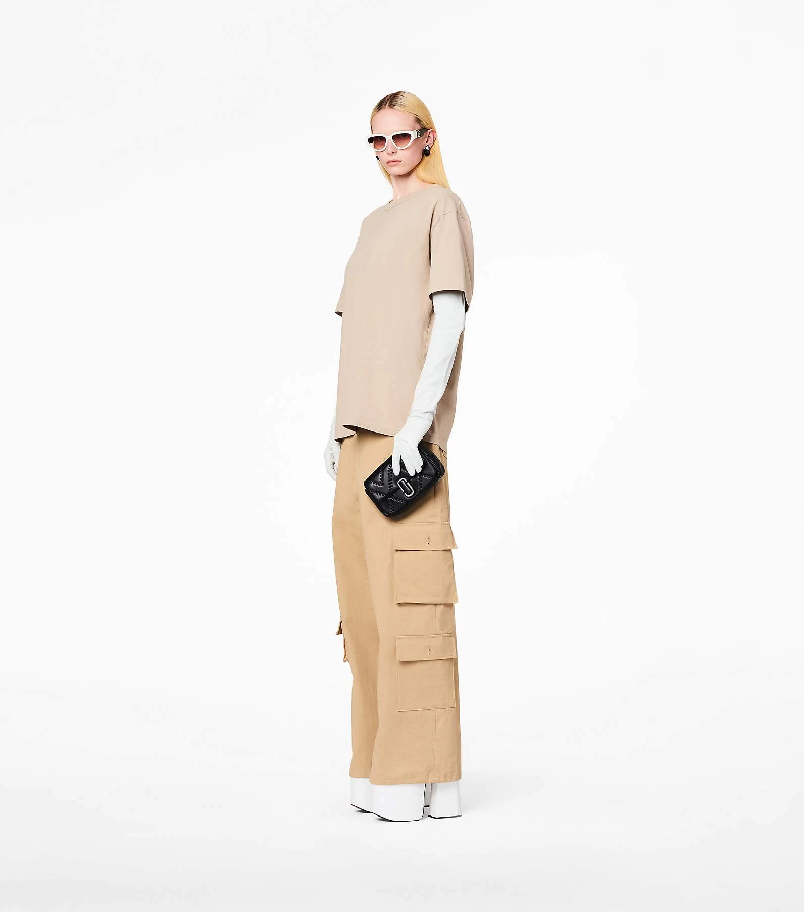 Marc Jacobs The Quilted Leather J Marc Mini Bag BLACK 14 Marc Jacobs The Quilted Leather J Marc Mini Bag BLACK - Image 12