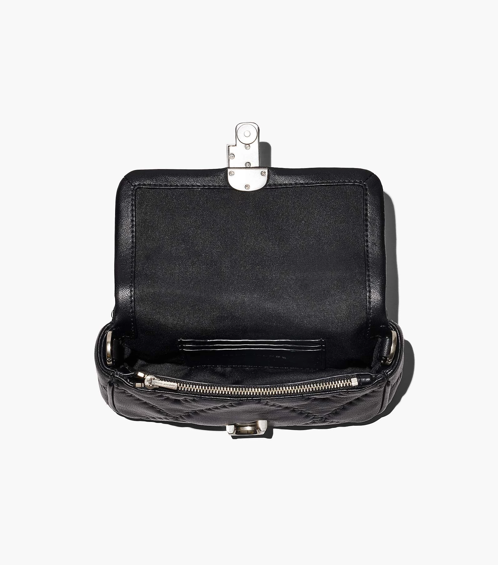 Marc Jacobs The Quilted Leather J Marc Mini Bag BLACK 16 Marc Jacobs The Quilted Leather J Marc Mini Bag BLACK - Image 14