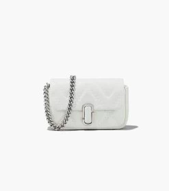 Marc Jacobs The Quilted Leather J Marc Mini Bag COTTON -Fashion Store MJI 2S3HSH016H03 137 F8F8F8 1 1 MAIN 1