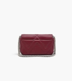 Marc Jacobs The Quilted Leather J Marc Mini Bag CHERRY -Fashion Store MJI 2S3HSH016H03 602 F8F8F8 1 1 ALT3