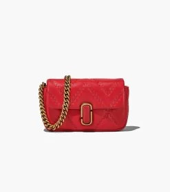 Marc Jacobs The Quilted Leather J Marc Mini Bag TRUE RED -Fashion Store MJI 2S3HSH016H03 617 F8F8F8 1 1 MAIN 2