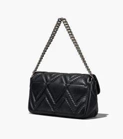Marc Jacobs The Quilted Leather J Marc Large Shoulder Bag BLACK -Fashion Store MJI 2S3HSH023H03 001 F8F8F8 1 1 ALT2