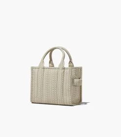 Marc Jacobs The Monogram Leather Small Tote Bag KHAKI -Fashion Store MJI 2S3HTT001H03 223 F8F8F8 1 1 ALT4