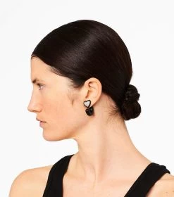 Marc Jacobs The Charmed Heart Hoops DTM BLACK MULTI 9 Marc Jacobs The Charmed Heart Hoops DTM BLACK MULTI -Fashion Store MJI 2S3JER001J24 002 F8F8F8 1 1 ALT1