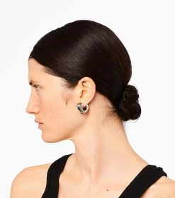 Marc Jacobs The Charmed Bubble Heart Hoops SILVER -Fashion Store MJI 2S3JER001J26 040 F8F8F8 1 1 ALT1