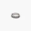Marc Jacobs The Barcode Monogram ID Chain Ring AGED SILVER 1 Marc Jacobs The Barcode Monogram ID Chain Ring AGED SILVER -Fashion Store MJI 2S3JRN001J21 045 F8F8F8 1 1 MAIN