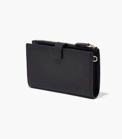 Marc Jacobs The J Marc Phone Wristlet BLACK 16 Marc Jacobs The J Marc Phone Wristlet BLACK -Fashion Store MJI 2S3SMP001S01 001 F8F8F8 1 1 ALT1