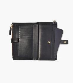 Marc Jacobs The J Marc Phone Wristlet BLACK 19 Marc Jacobs The J Marc Phone Wristlet BLACK -Fashion Store MJI 2S3SMP001S01 001 F8F8F8 1 1 ALT4