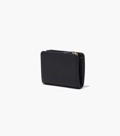 Marc Jacobs The J Marc Mini Compact Wallet BLACK -Fashion Store MJI 2S3SMP003S01 001 F8F8F8 1 1 ALT1