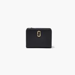 Marc Jacobs The J Marc Mini Compact Wallet BLACK