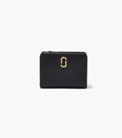 Marc Jacobs The J Marc Mini Compact Wallet BLACK -Fashion Store MJI 2S3SMP003S01 001 F8F8F8 1 1 MAIN 3