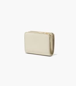 Marc Jacobs The J Marc Mini Compact Wallet CLOUD WHITE -Fashion Store MJI 2S3SMP003S01 123 F8F8F8 1 1 ALT1