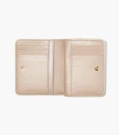 Marc Jacobs The J Marc Mini Compact Wallet CLOUD WHITE -Fashion Store MJI 2S3SMP003S01 123 F8F8F8 1 1 ALT3