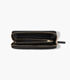 Marc Jacobs The J Marc Continental Wallet BLACK -Fashion Store MJI 2S3SMP080S01 001 F8F8F8 1 1 ALT3