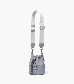 Marc Jacobs The Outline Logo Webbing Strap WOLF GREY MULTI -Fashion Store MJI 2S3SST001S02 046 F8F8F8 1 1 ALT2