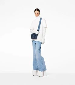 Marc Jacobs The Outline Logo Webbing Strap BLUE SEA MULTI -Fashion Store MJI 2S3SST001S02 455 F8F8F8 1 1 ALT2